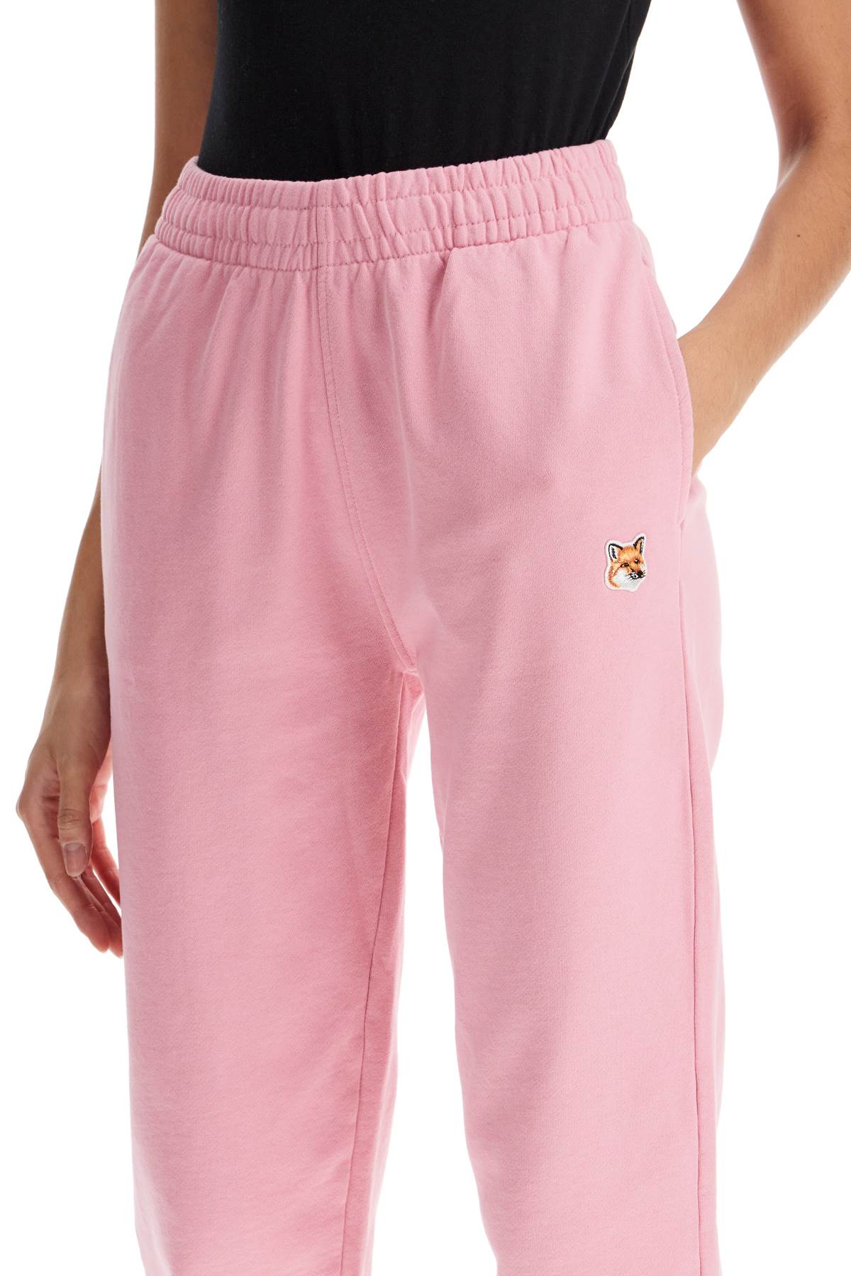 Fox Head Jogging Pants  - Pink