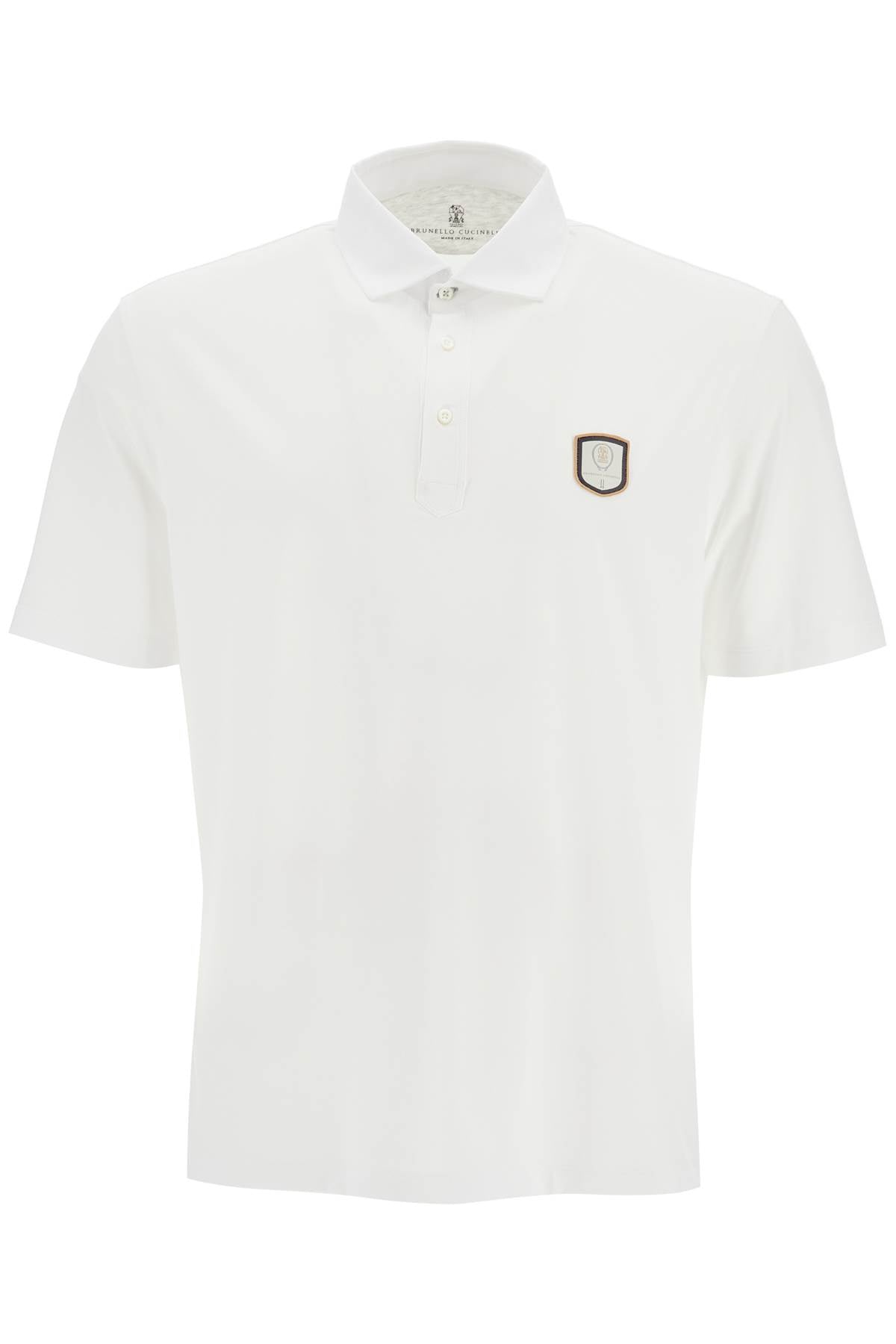 Technical Jersey Polo Shirt  - White