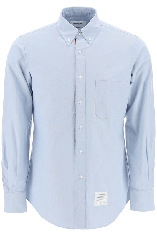 Oxford Cotton Button-down Shirt  - Light Blue