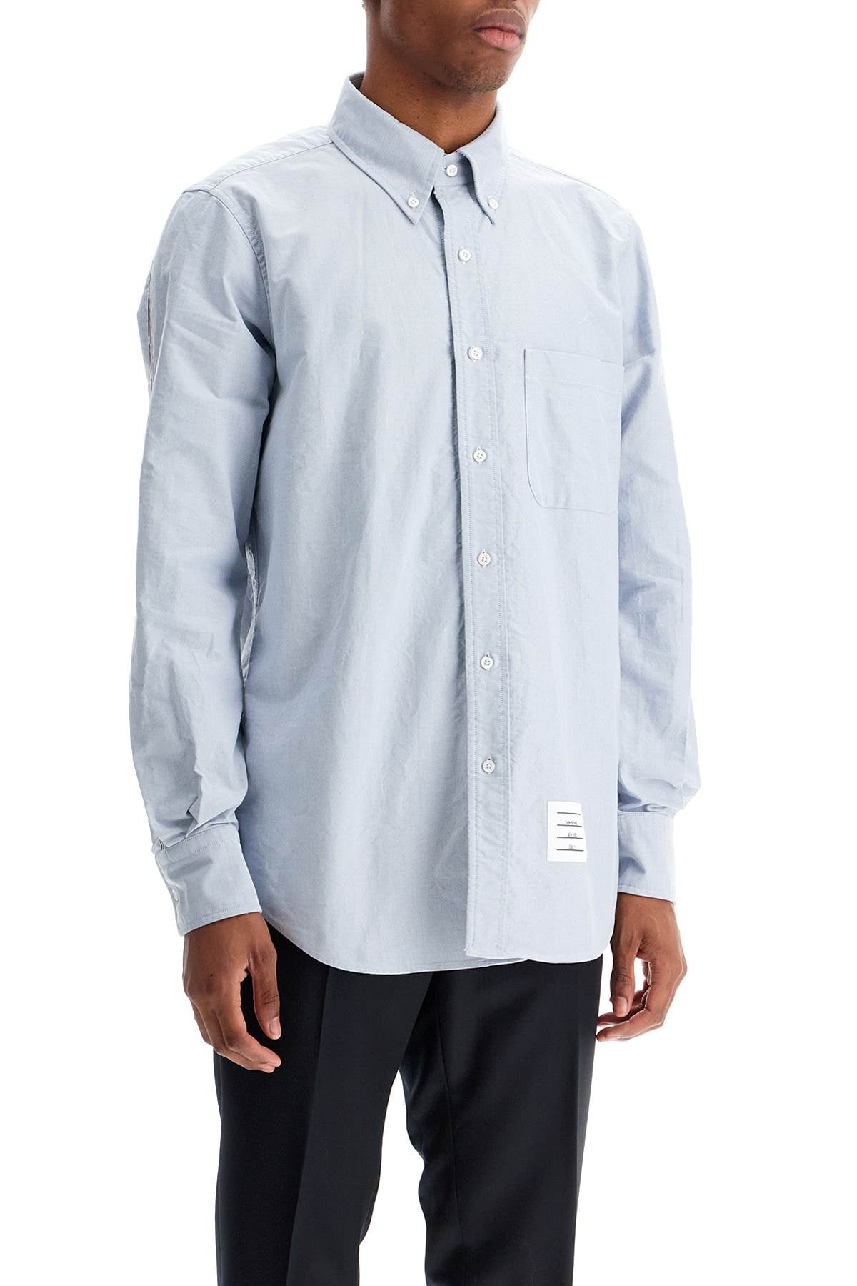 "oxford Signature Striped Shirt In  - Light Blue