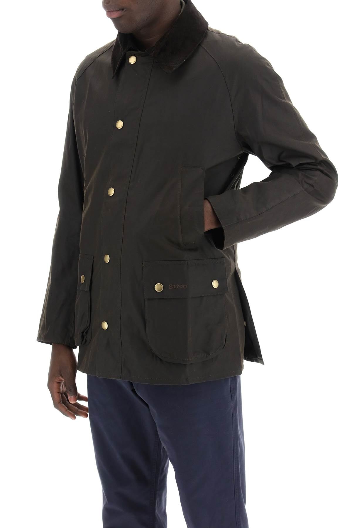 Ashby Waxed Jacket  - Green