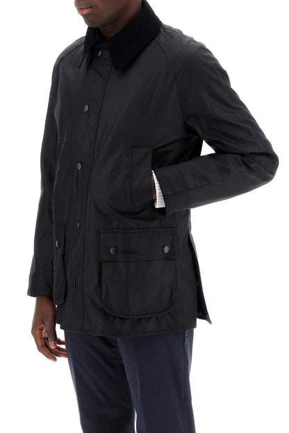 Ashby Waxed Jacket  - Black