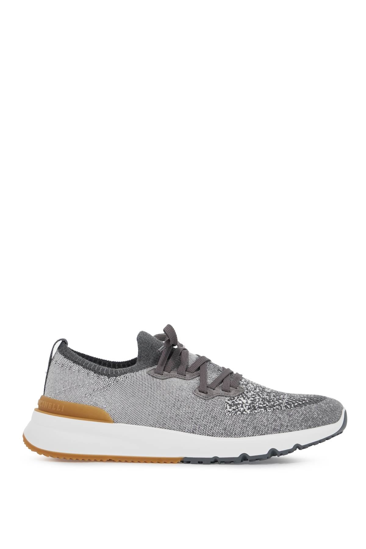 Knit Chine Sneakers In  - Grey