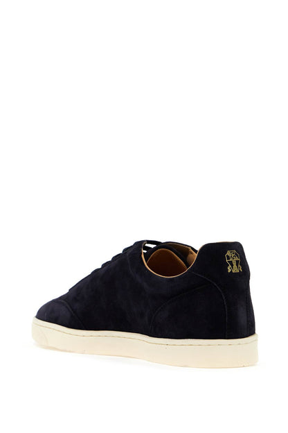 Suede Sneakers In Six  - Blue