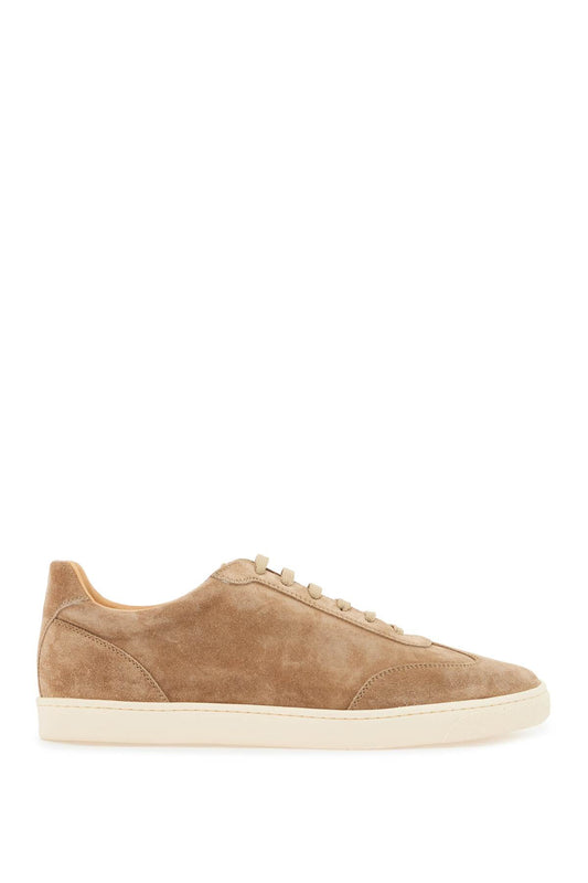 Suede Sneakers In Six  - Beige