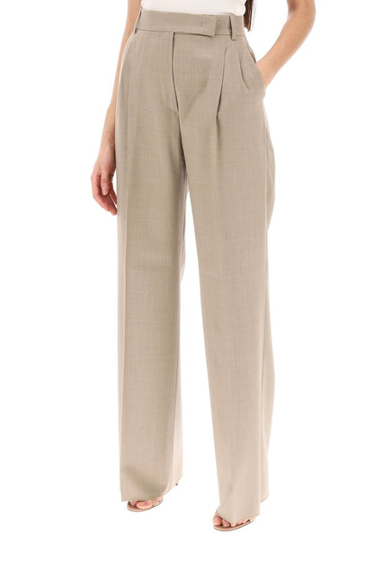 Nambo Double Pleat Trousers  - Beige