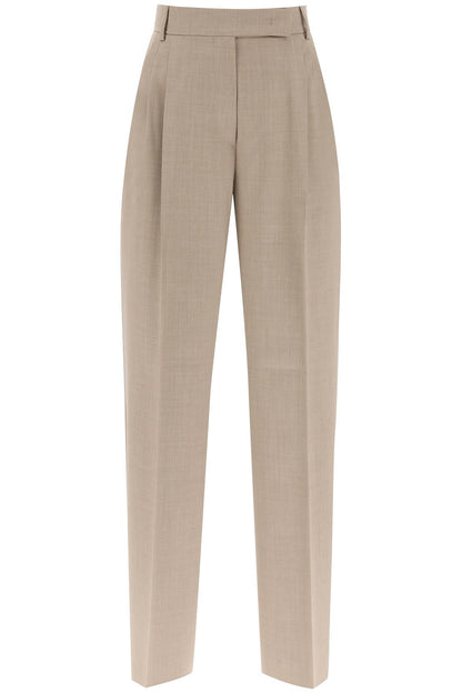 Nambo Double Pleat Trousers  - Beige