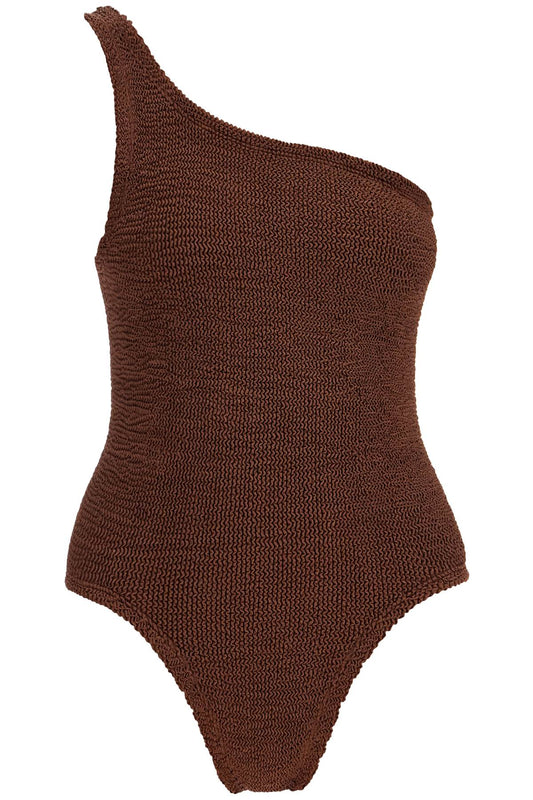 Nancy One-shoulder Swimsuit  - Brown