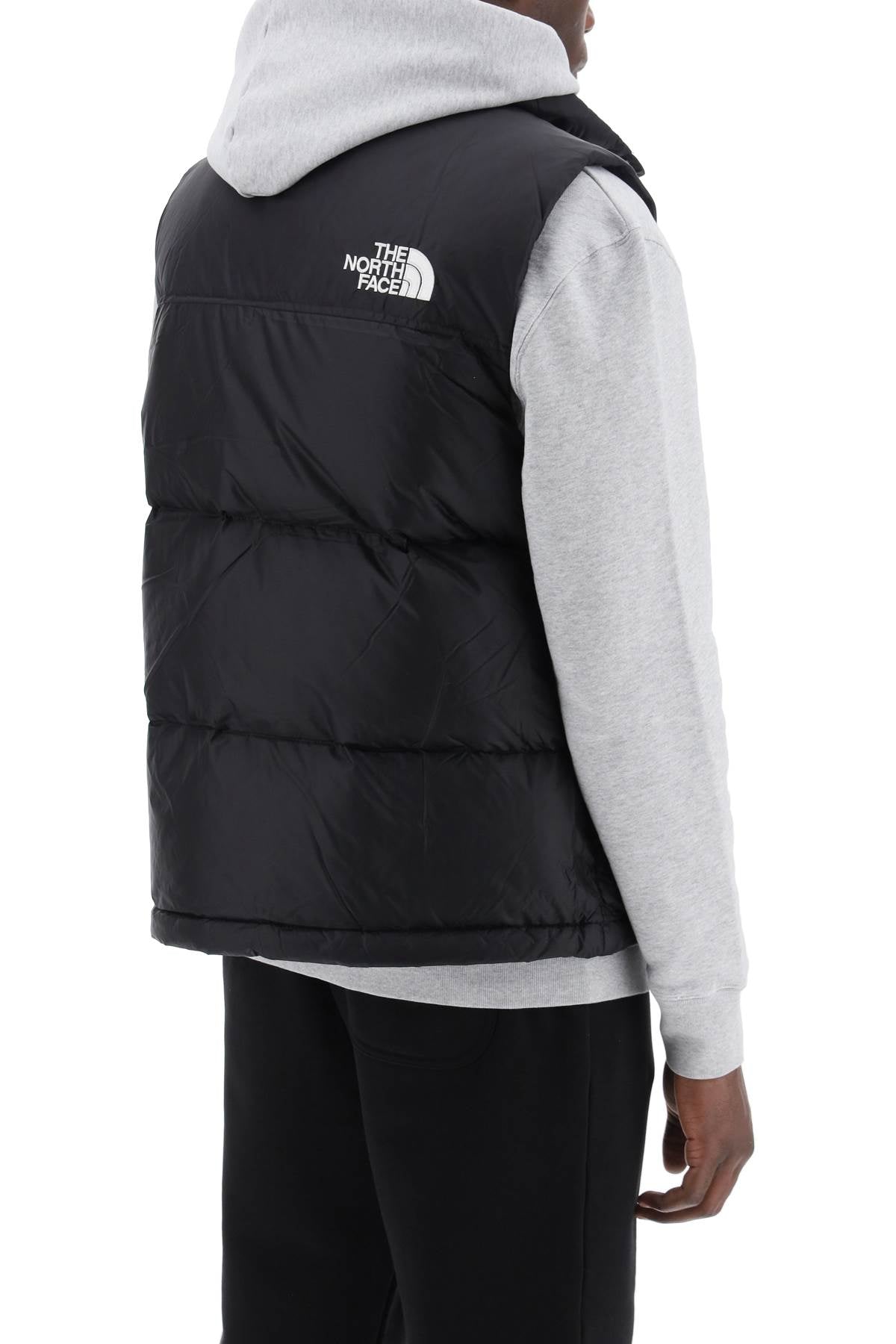 1996 Retro Nuptse Puffer Vest  - Black