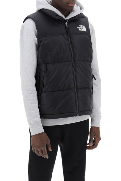 1996 Retro Nuptse Puffer Vest  - Black