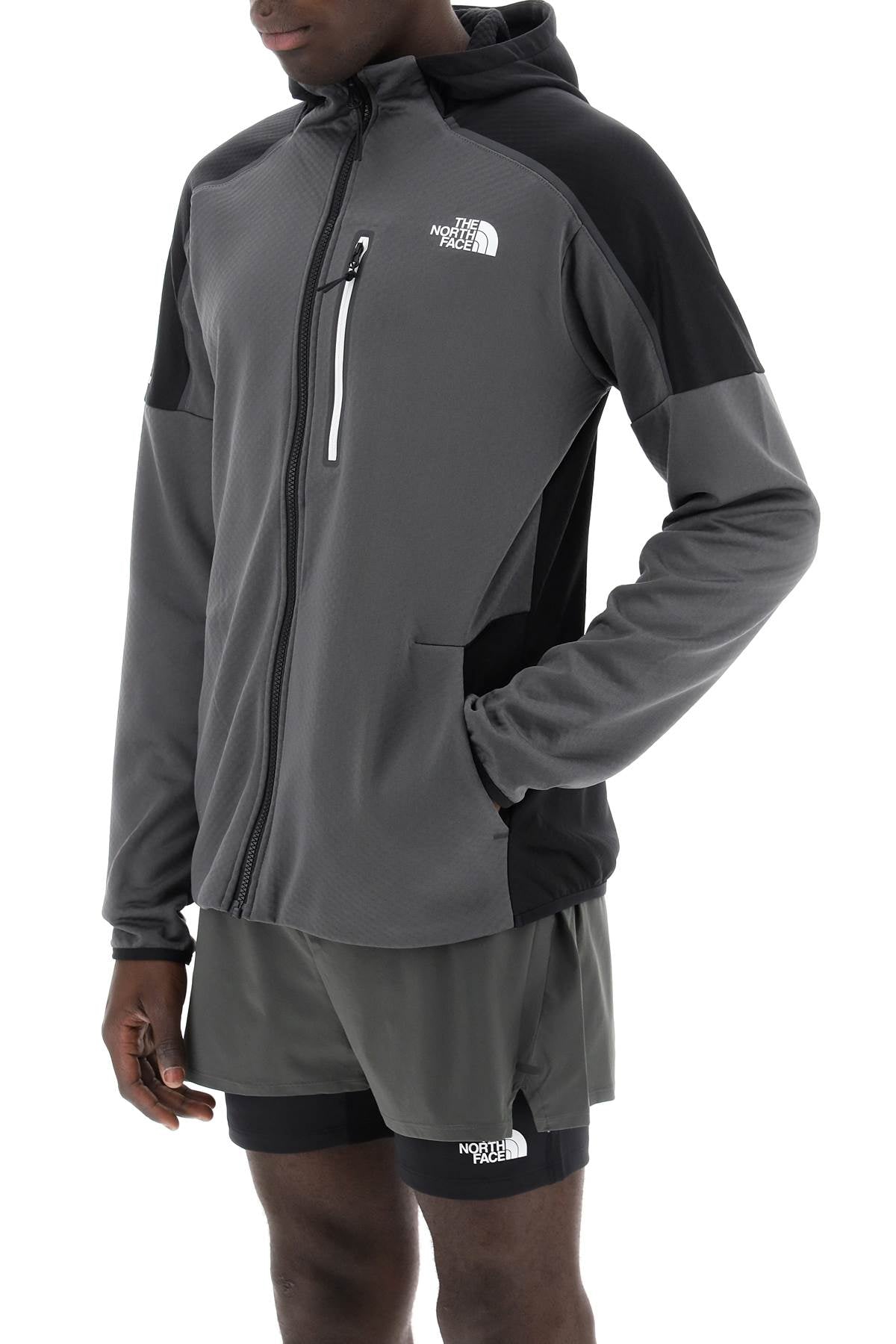 Mountain Athletics Hooded Sweatshirt With  - Grey