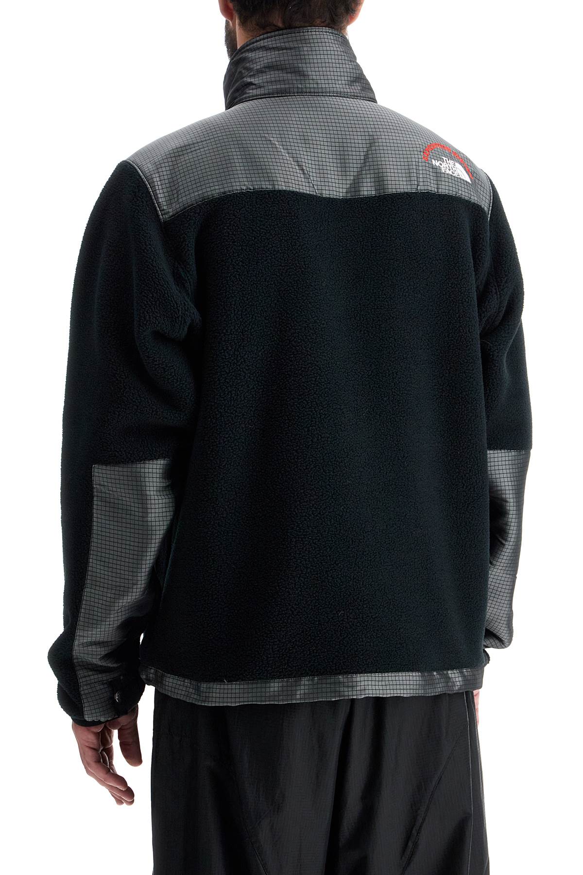 Retro Denali Fleece Sports Jacket.  - Black