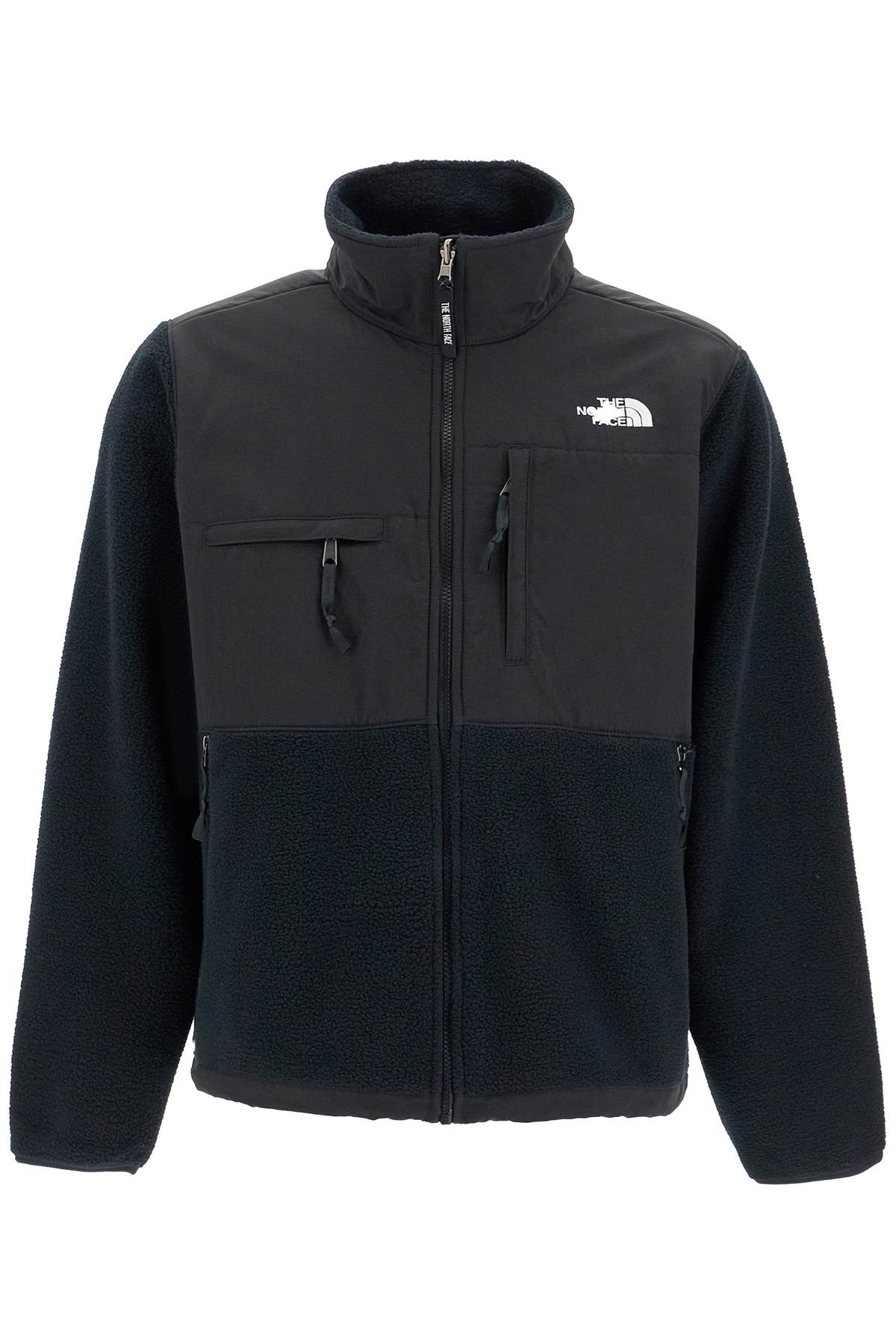 Retro Denali Fleece Sports Jacket.  - Black