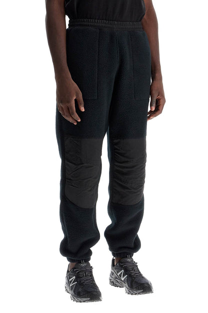 Retro Denali Fleece Sports Pants.  - Black