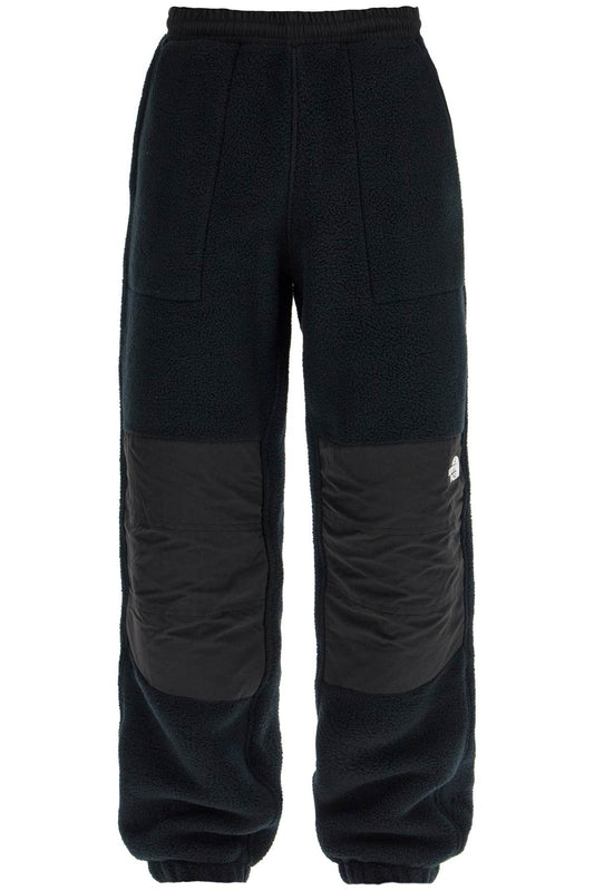 Retro Denali Fleece Sports Pants.  - Black