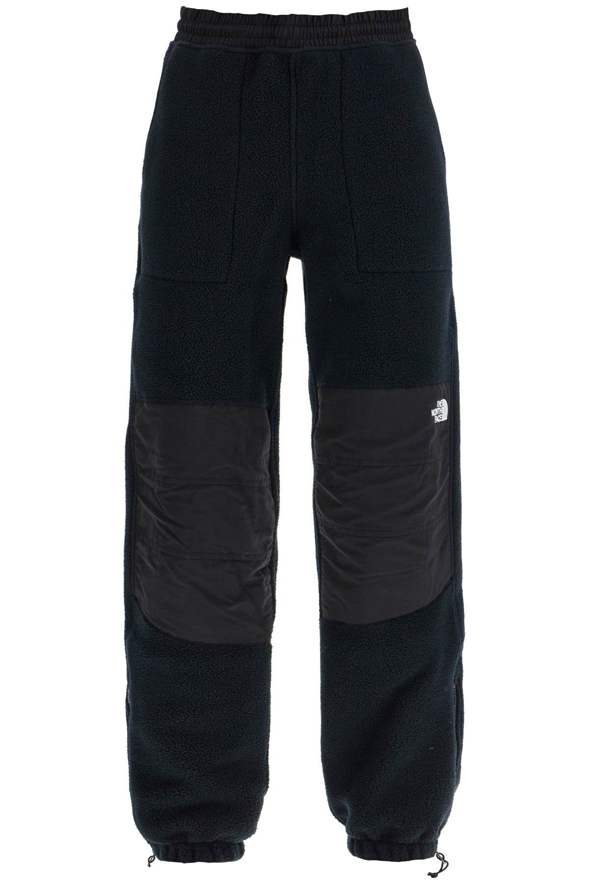 Retro Denali Fleece Sports Pants.  - Black