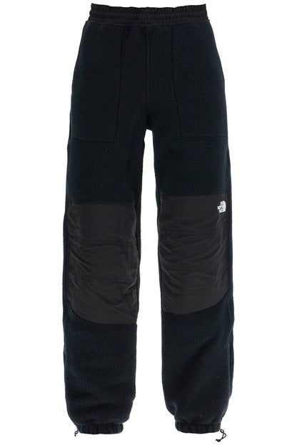 Retro Denali Fleece Sports Pants.  - Black