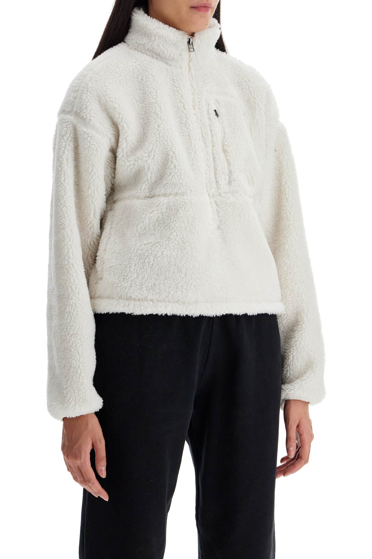 Extreme Pile Boxy Sweat  - White