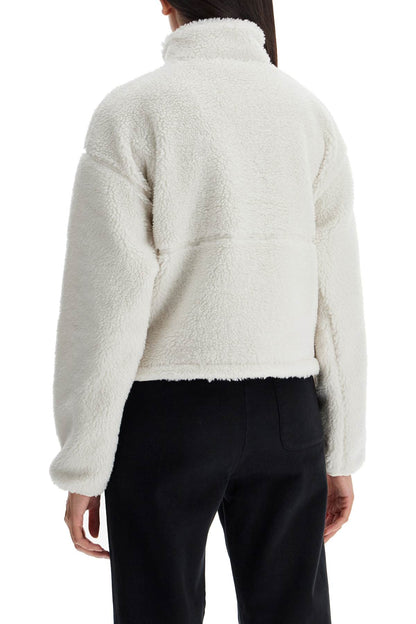 Extreme Pile Boxy Sweat  - White