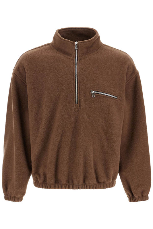 Fleece Sweatshirt  - Brown