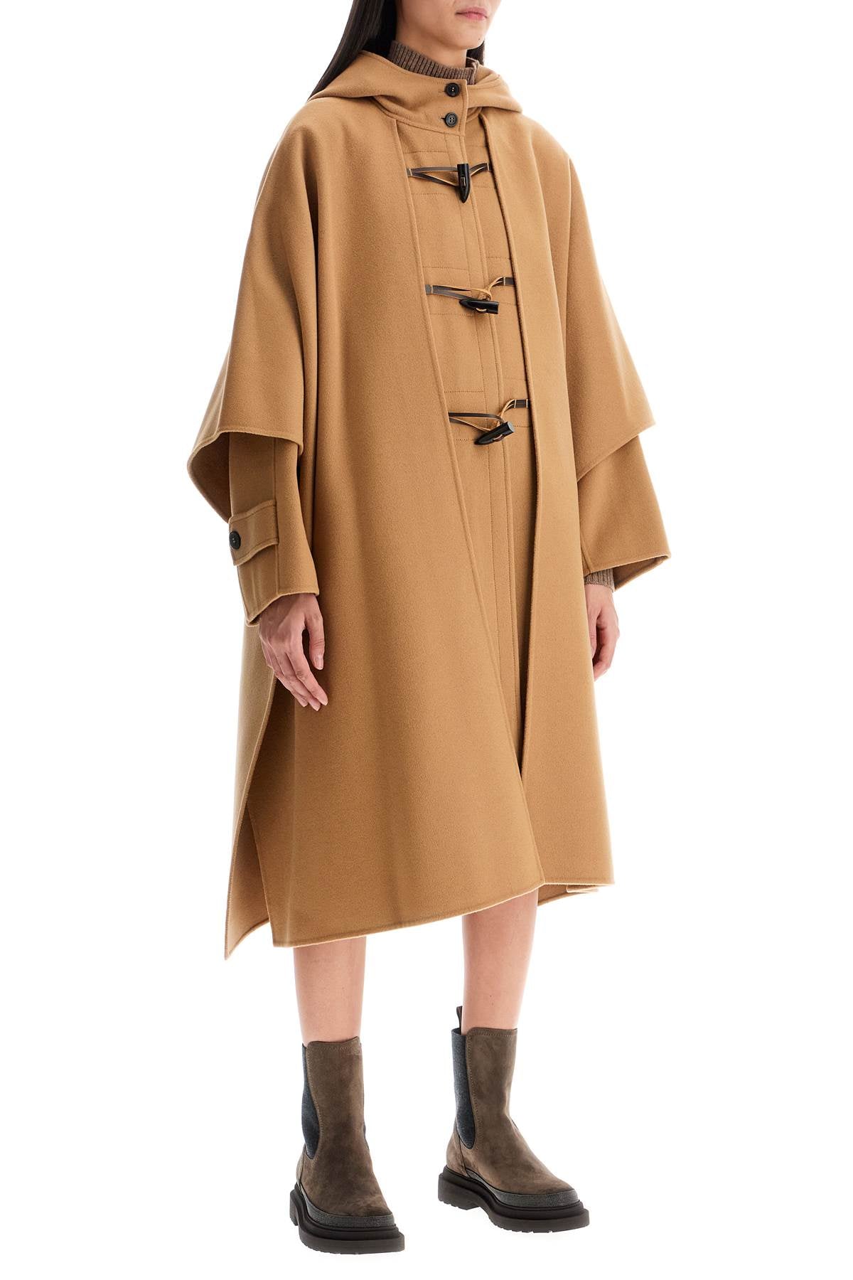 'nico' Cape Coat  - Beige