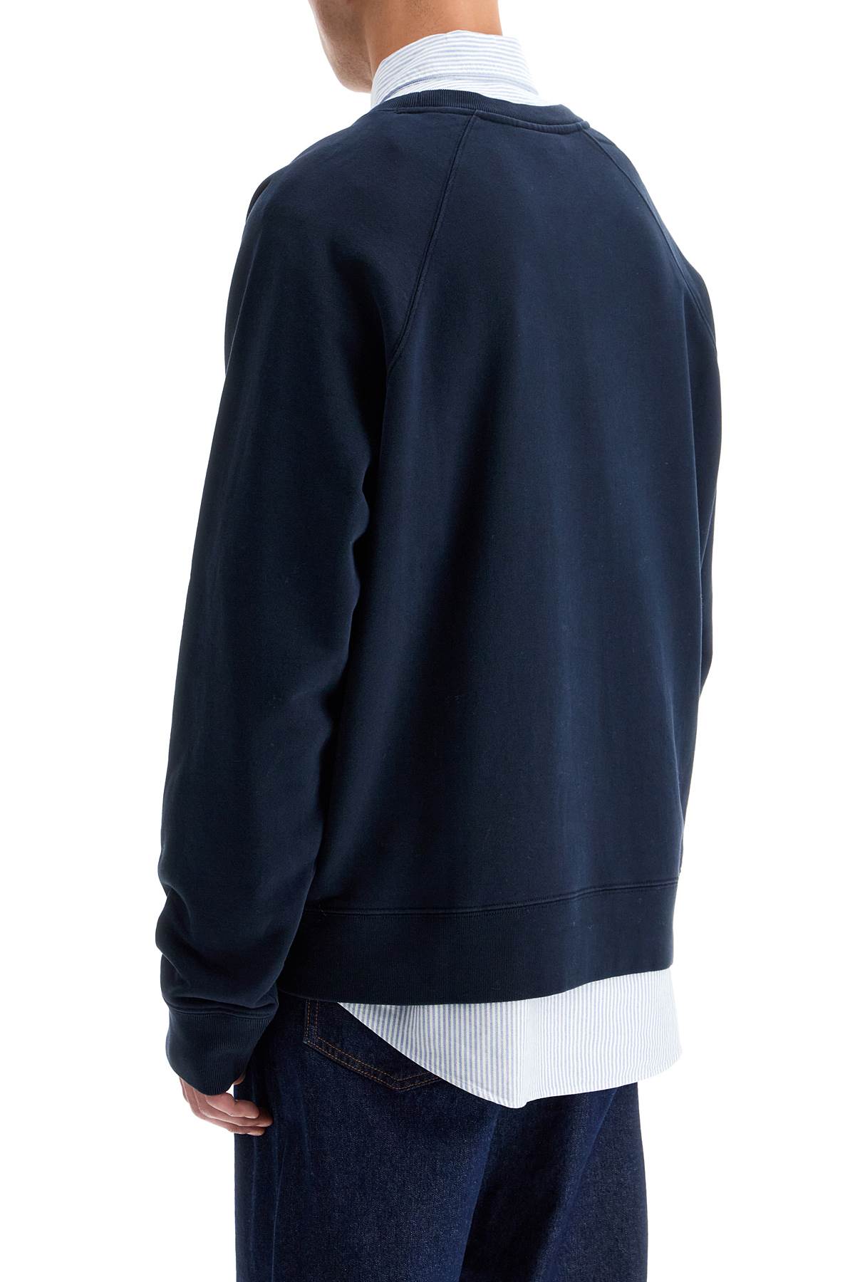 'oversized Sweatshirt With  - Blue