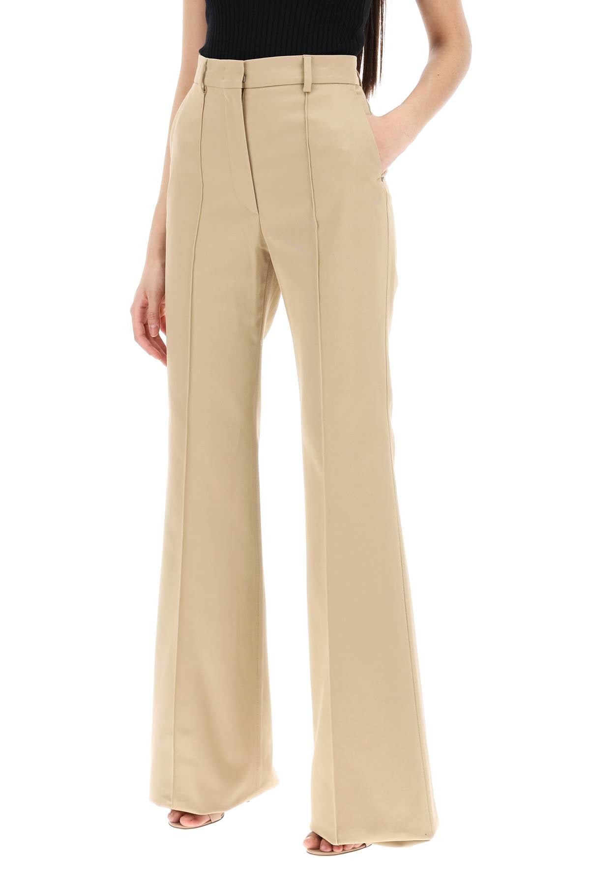 Flared Pants From Nor  - Beige