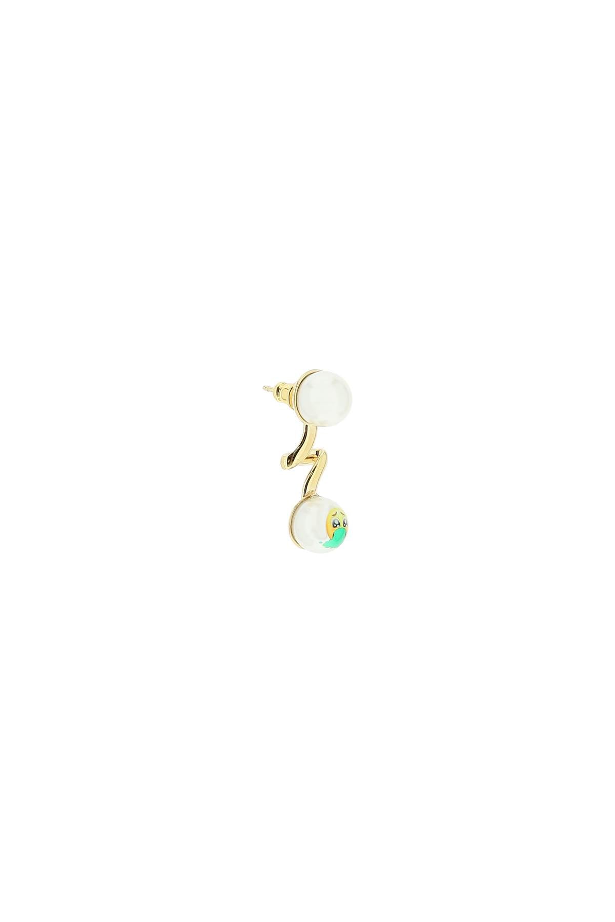 'not Kawaii' Single Earring  - Bianco