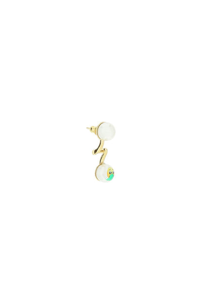 'not Kawaii' Single Earring  - Bianco