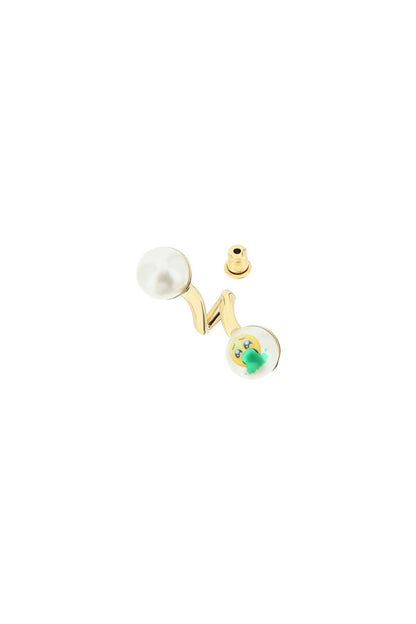 'not Kawaii' Single Earring  - Bianco