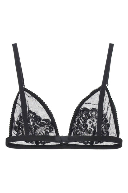 Soft Cup Triangle Bra For Women  - Black