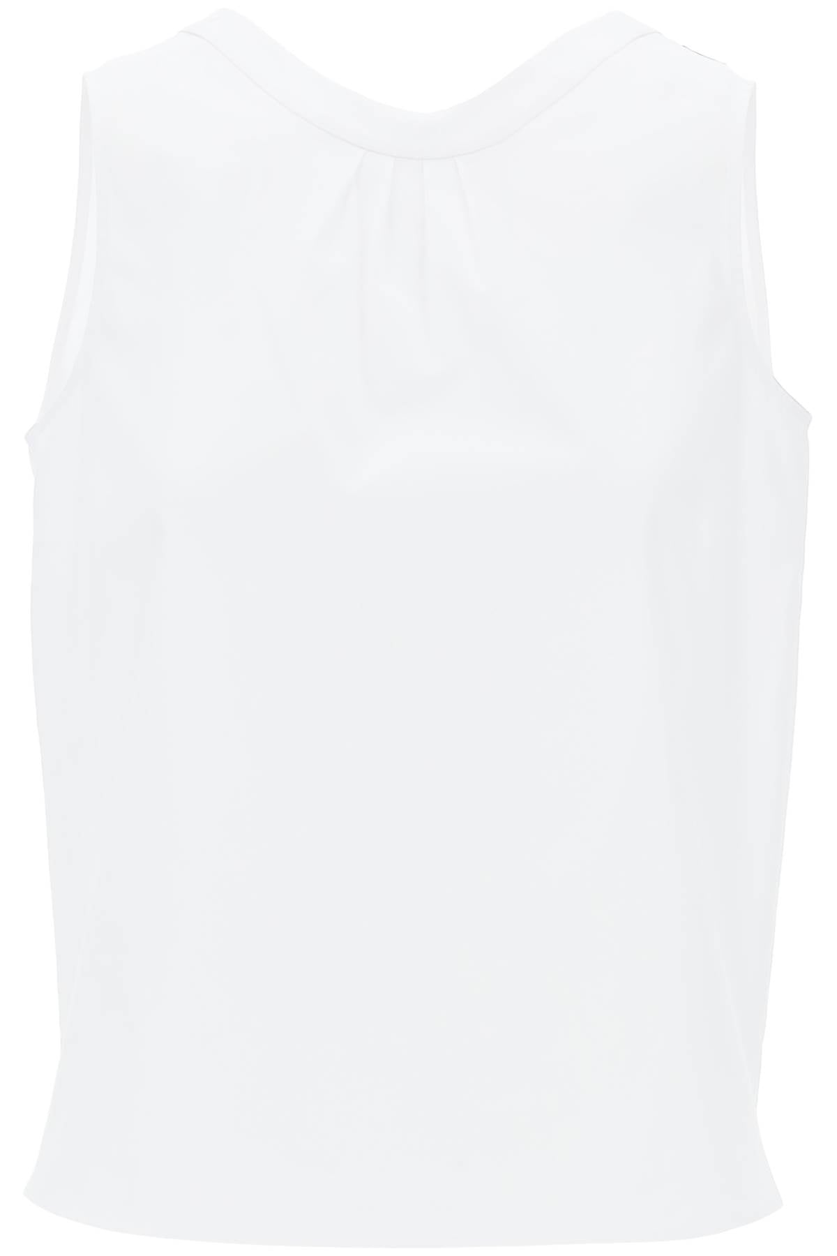 "ofelia Sleeveless Poplin  - White