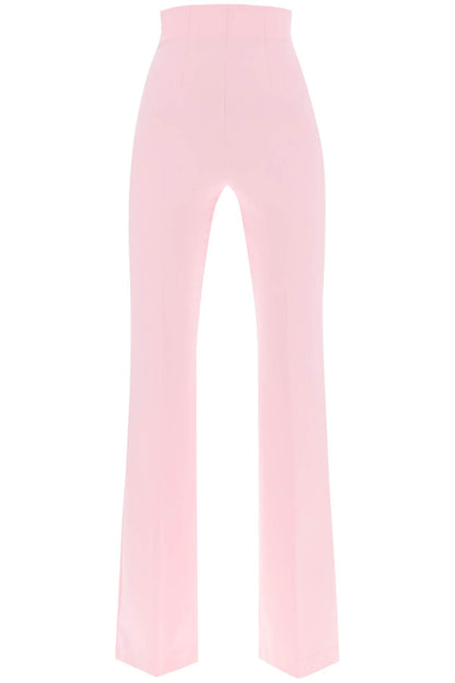 Olea Flared Pants In Scuba Jersey  - Pink