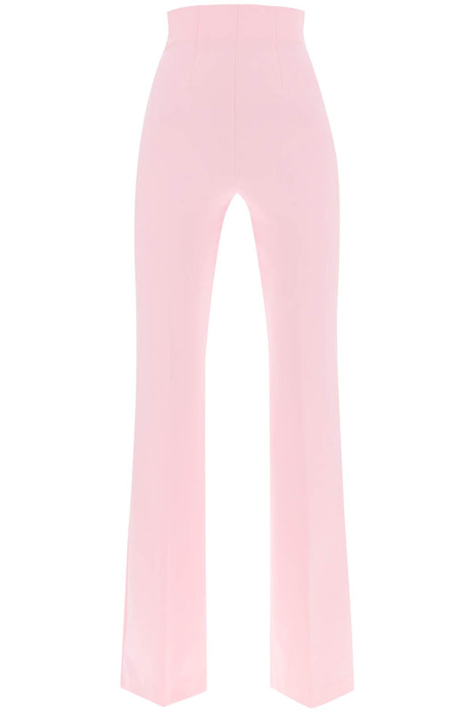 Olea Flared Pants In Scuba Jersey  - Pink