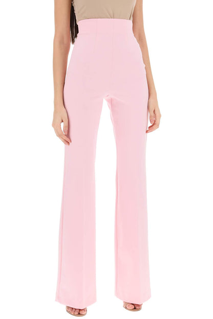 Olea Flared Pants In Scuba Jersey  - Pink