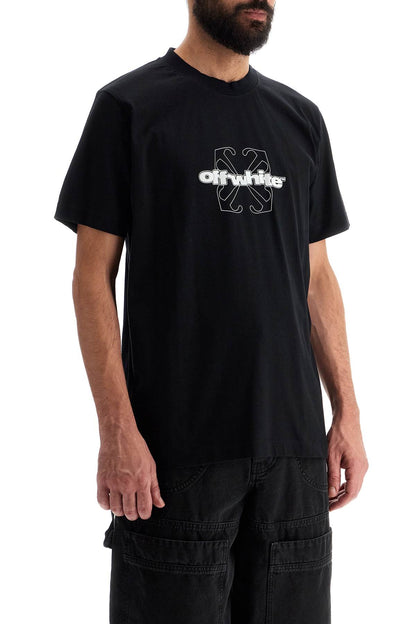 Flock Arrow T-shirt  - Black