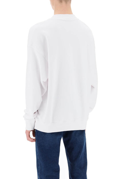 Skate Sweatshirt With Off Logo  - White