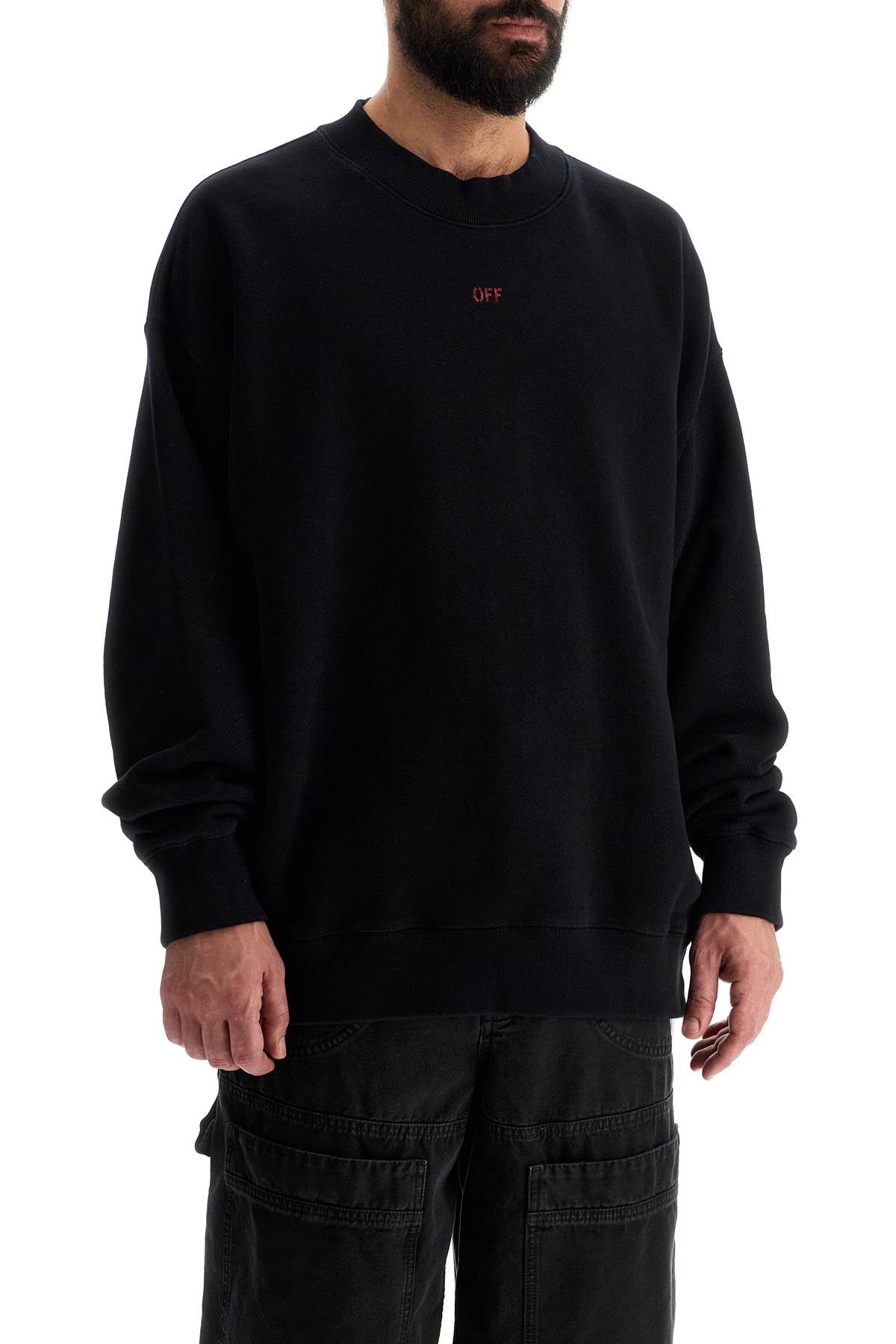 Oversized Crewneck  - Black