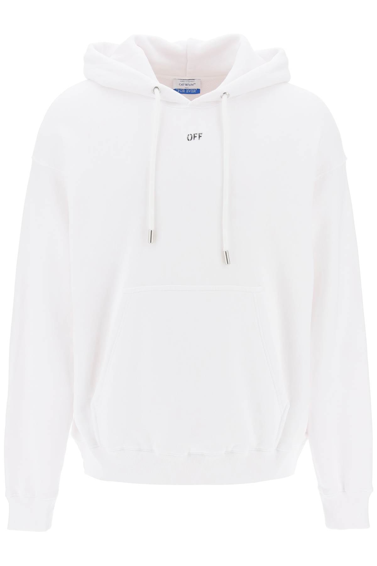 Skate Hoodie With Off Logo  - White