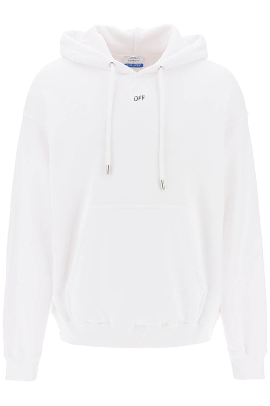 Skate Hoodie With Off Logo  - White