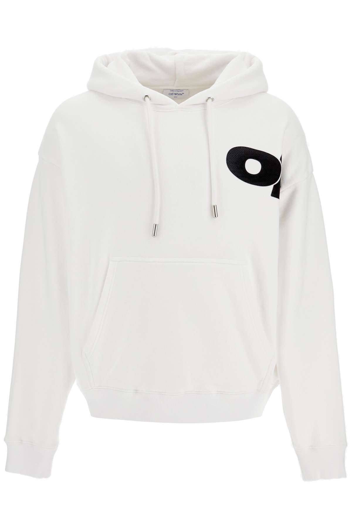 Hooded Sweatshirt With Shared  - White