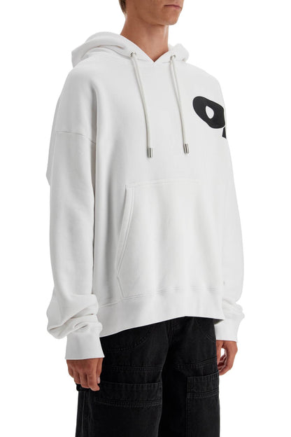 Hooded Sweatshirt With Shared  - White