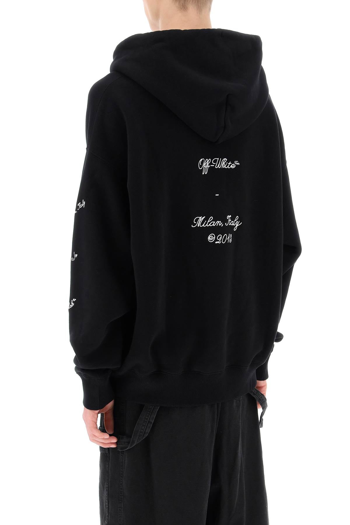 Skate Hoodie With 23 Logo  - Black