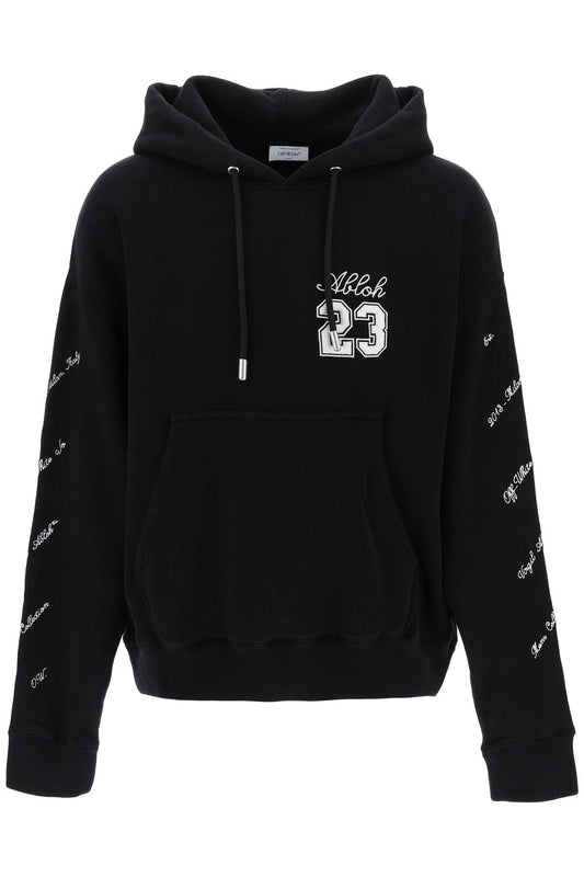 Skate Hoodie With 23 Logo  - Black