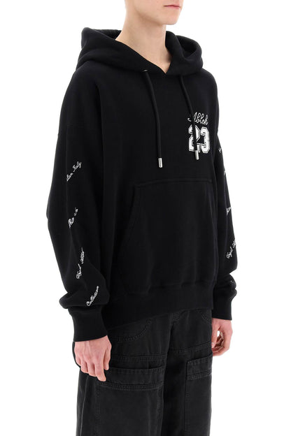 Skate Hoodie With 23 Logo  - Black