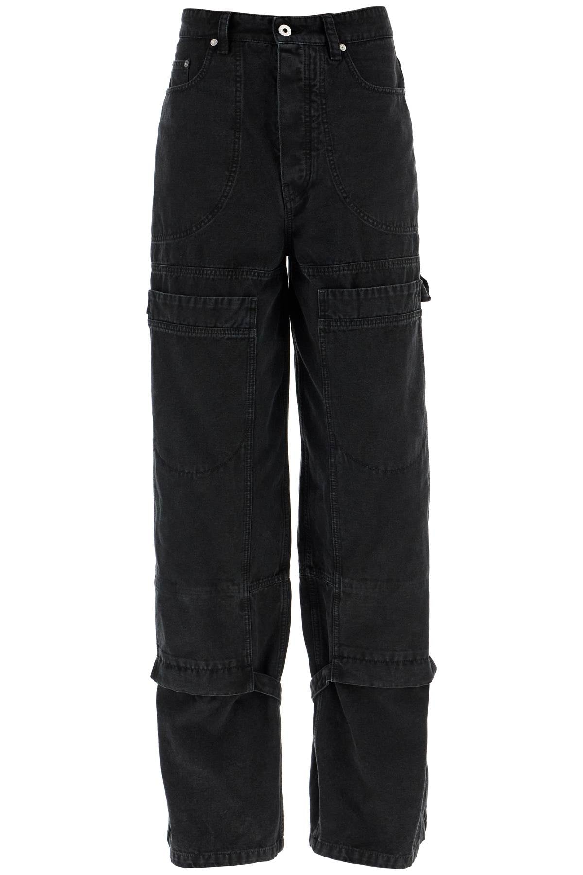 Carpenter Canvas Pants In  - Black