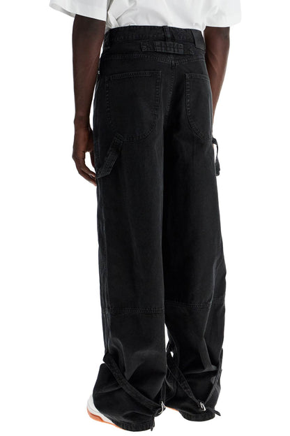 Carpenter Canvas Pants In  - Black