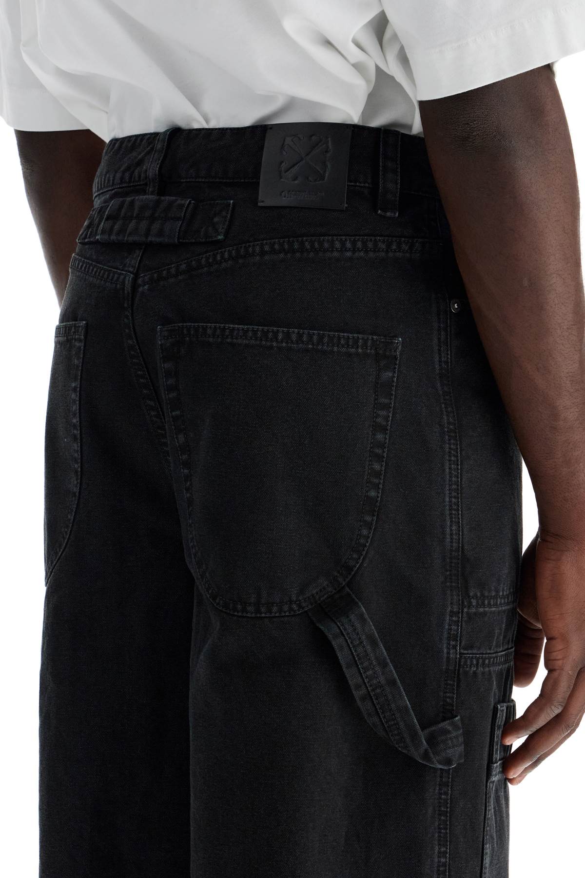 Carpenter Canvas Pants In  - Black