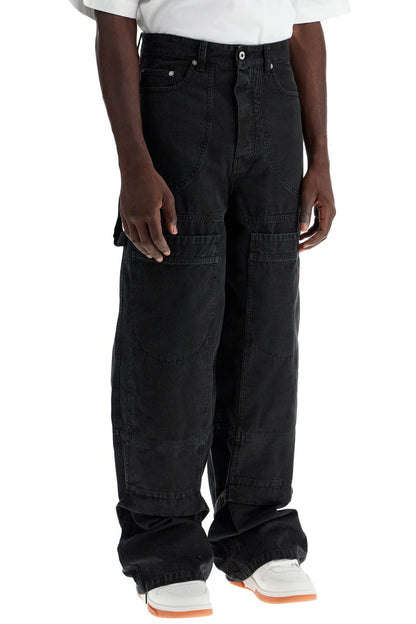 Carpenter Canvas Pants In  - Black