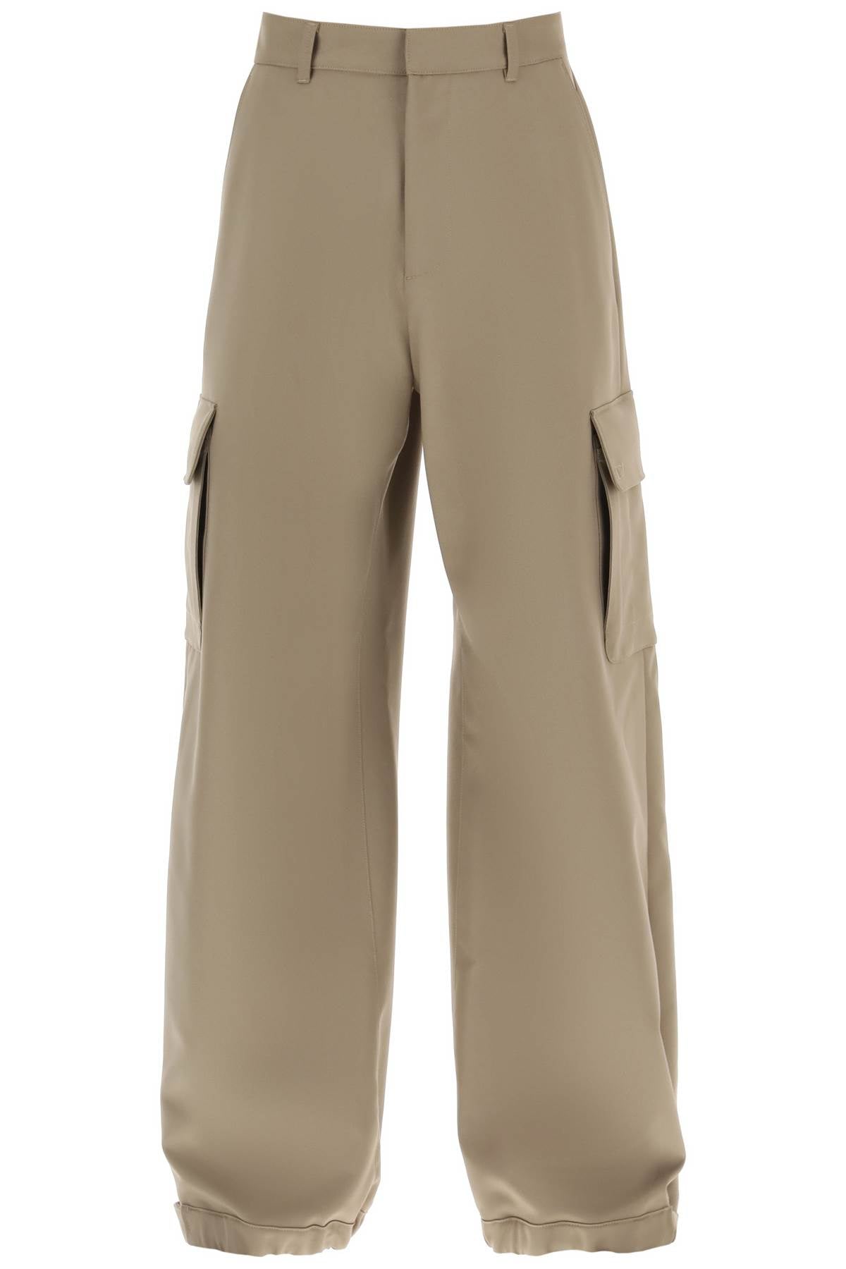 Baggy Fit Cargo Pants  - Khaki